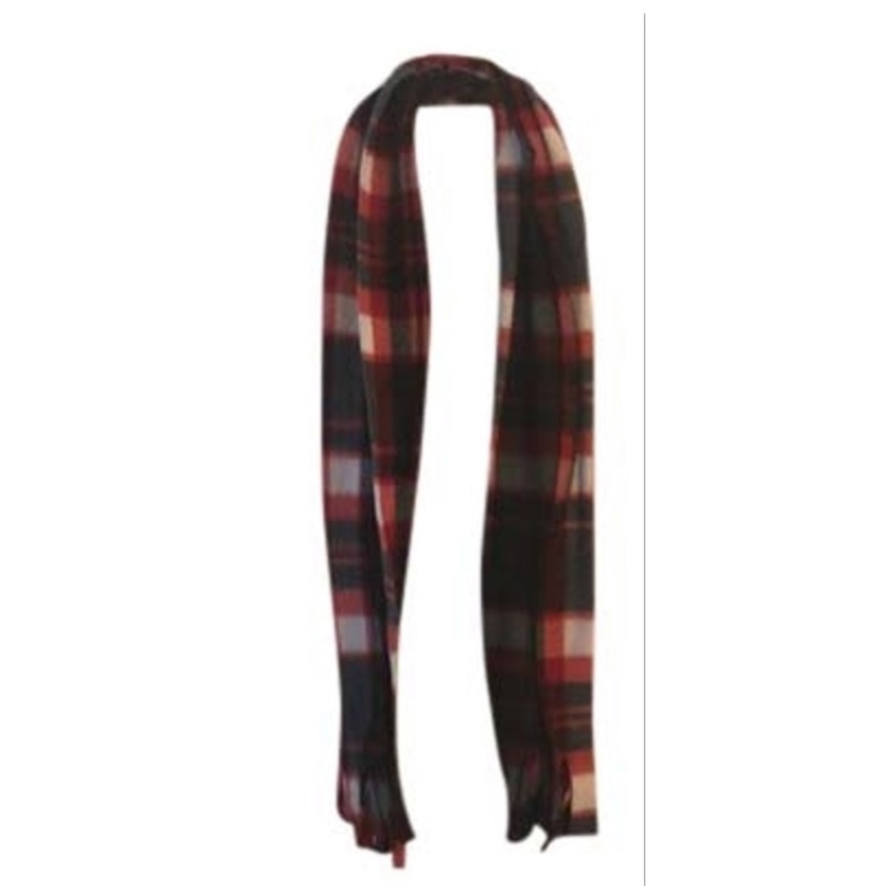 Plaid Fleece Scarf